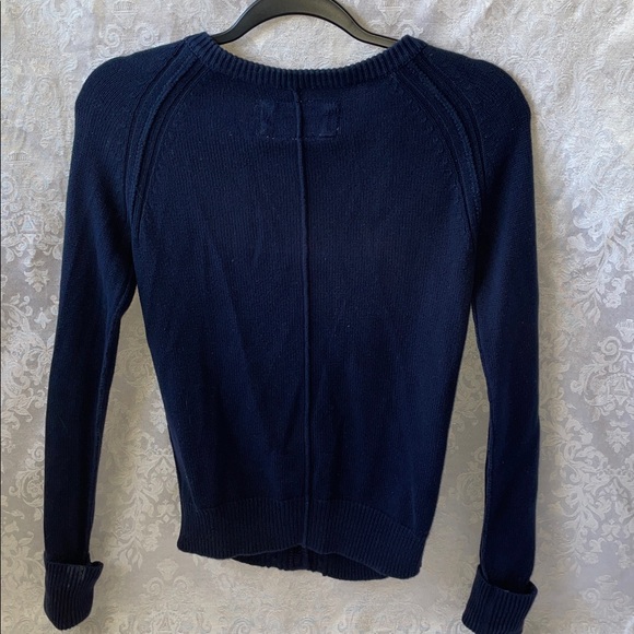 Vintage American Eagle Outfitters Navy Blue Women's Sweater.  Size Small - Picture 2 of 4